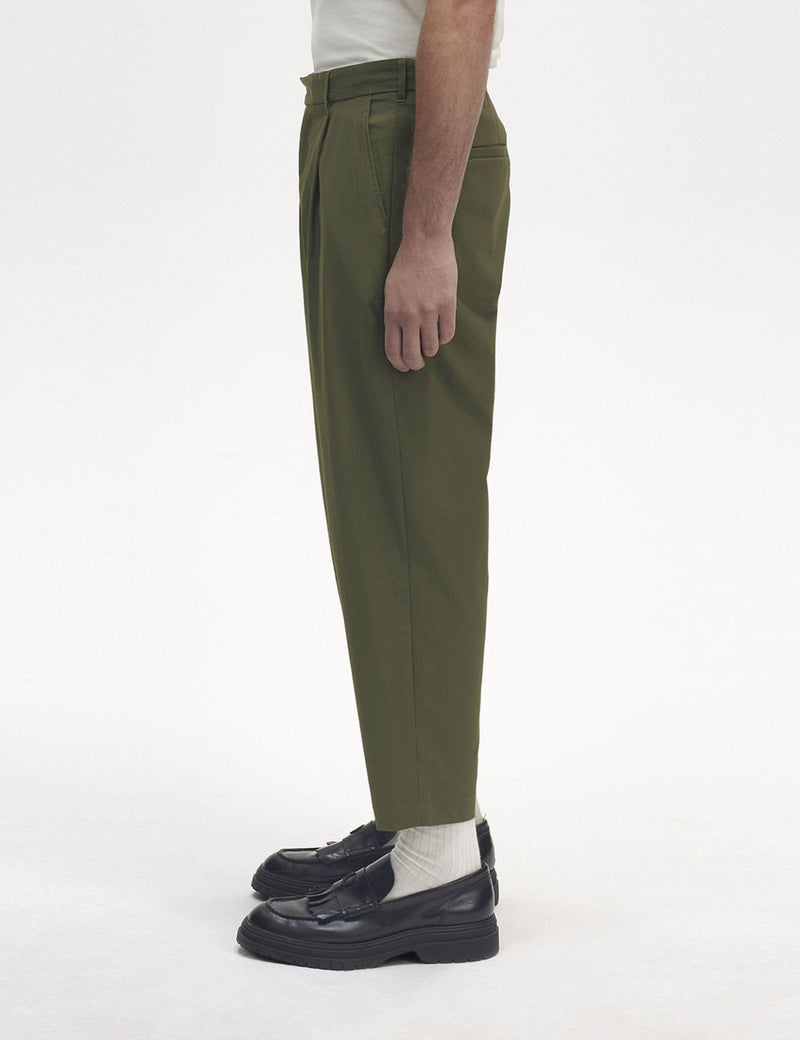 Fred Perry Tapered Trousers (Tapered)  - Uniform Green