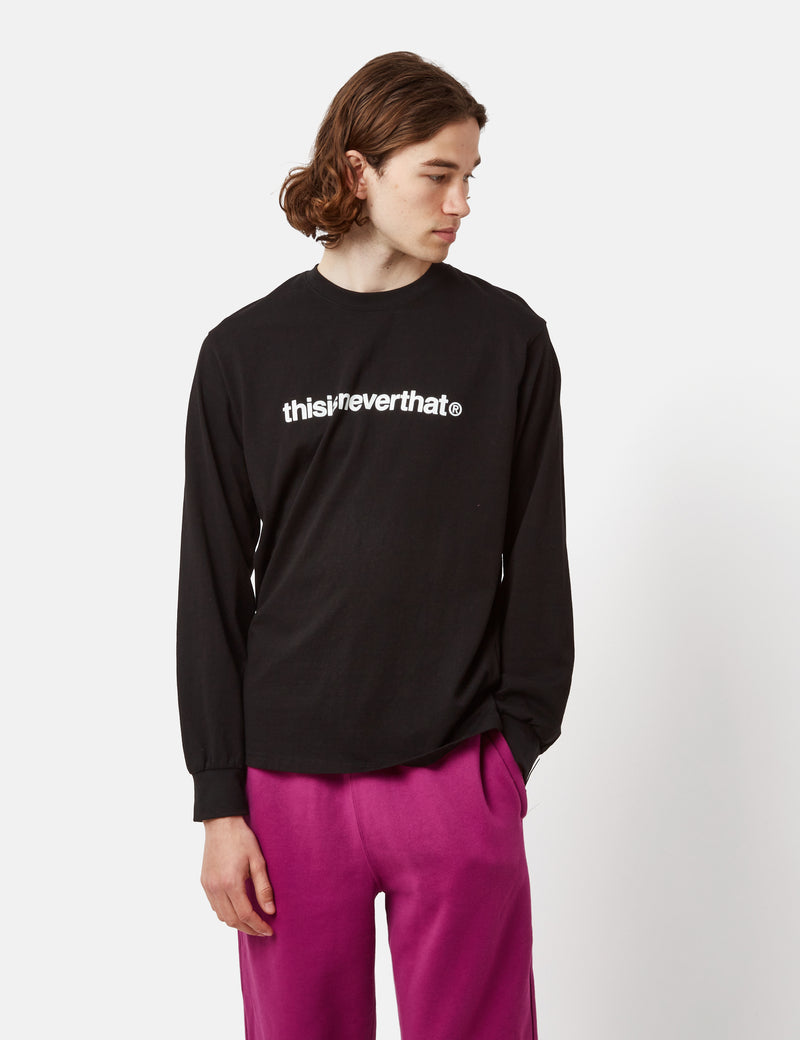 Thisisneverthat T-Logo Long Sleeve T-Shirt - Black