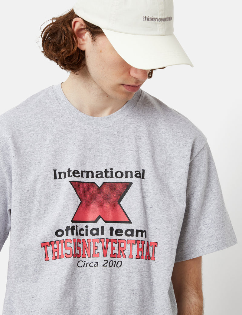 Thisisneverthat X-INTL. T-Shirt - Heather Grey