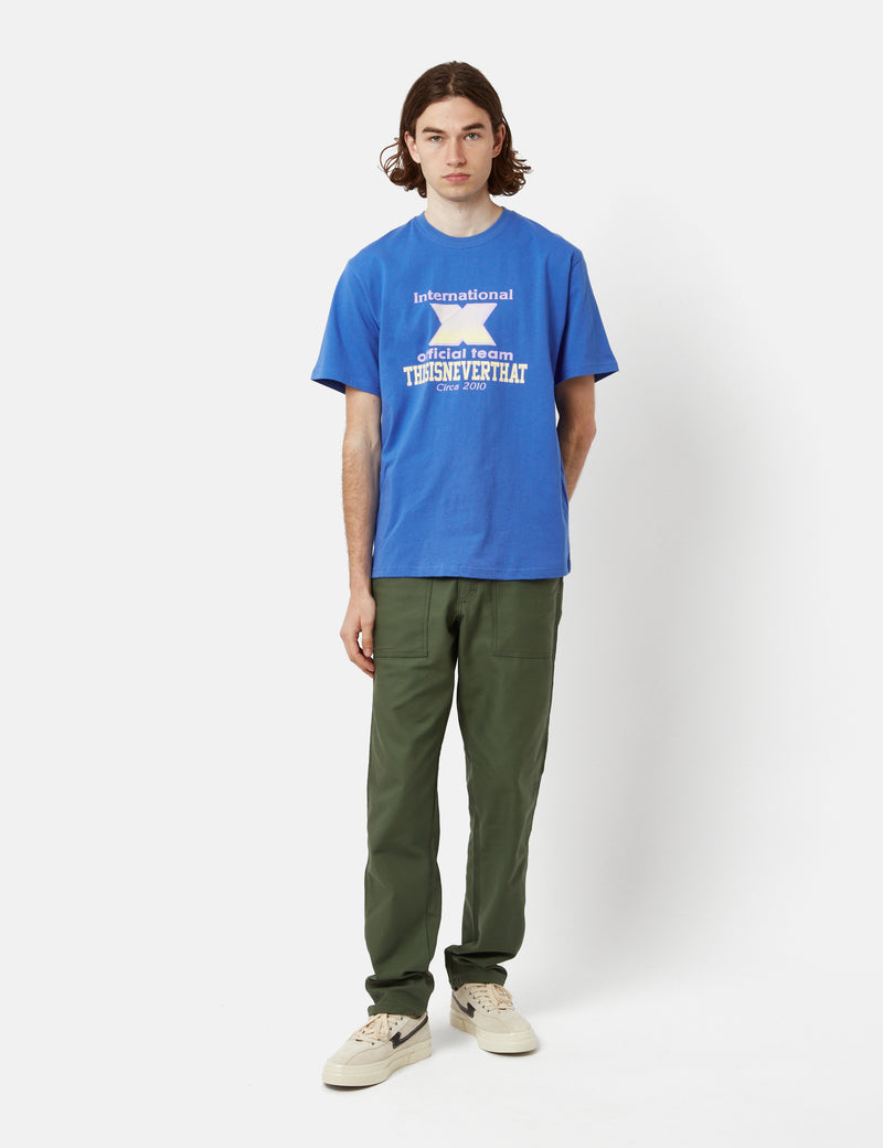 Thisisneverthat X-INTL. T-Shirt - Ultramarine Blue