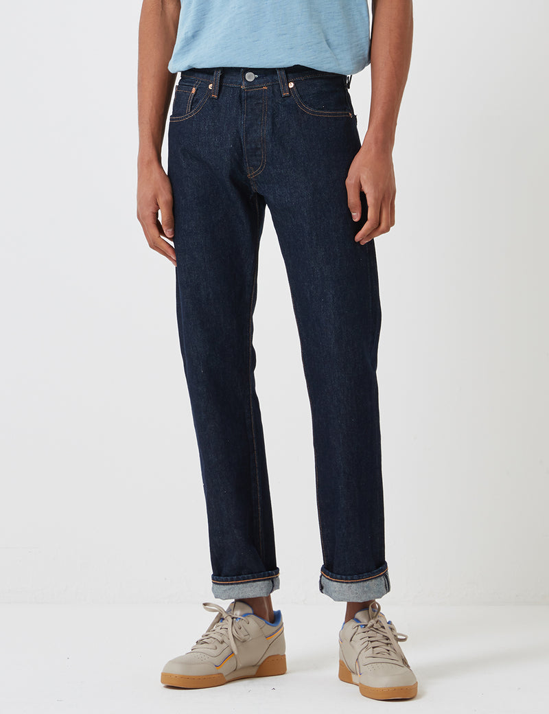 Levis Made＆Crafted501オリジナルフィットジーンズ-LMCRinse