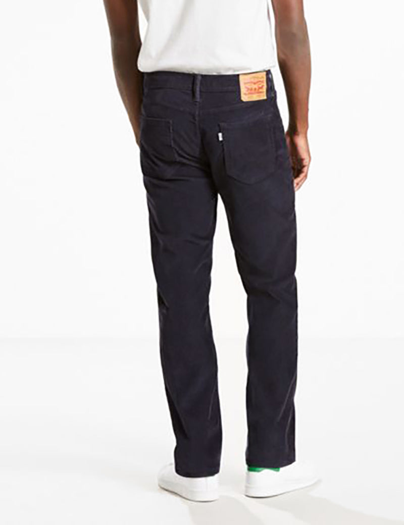 Levis 514 Cord Jeans (Straight) - Carbon Ink Black