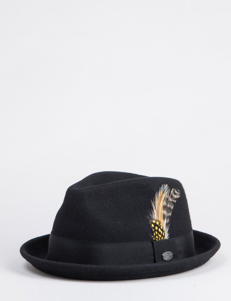 Bailey Cloyd Trilby Hat - Black