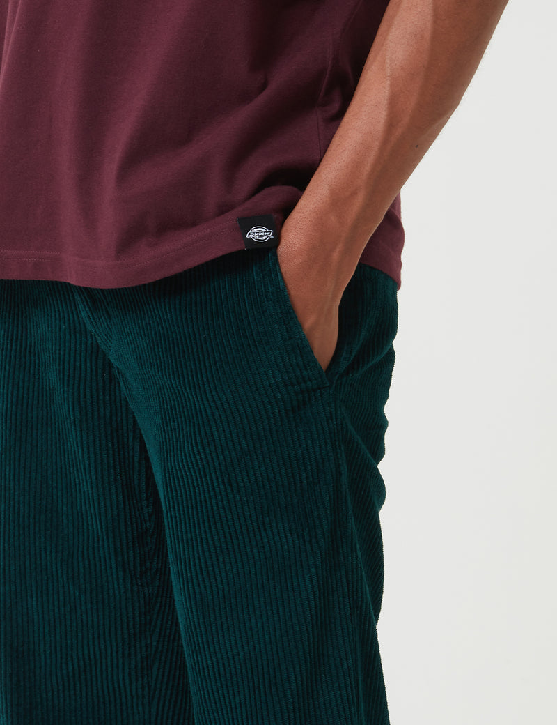 Dickies Clover Cord Pant (Cord) - Forest Green