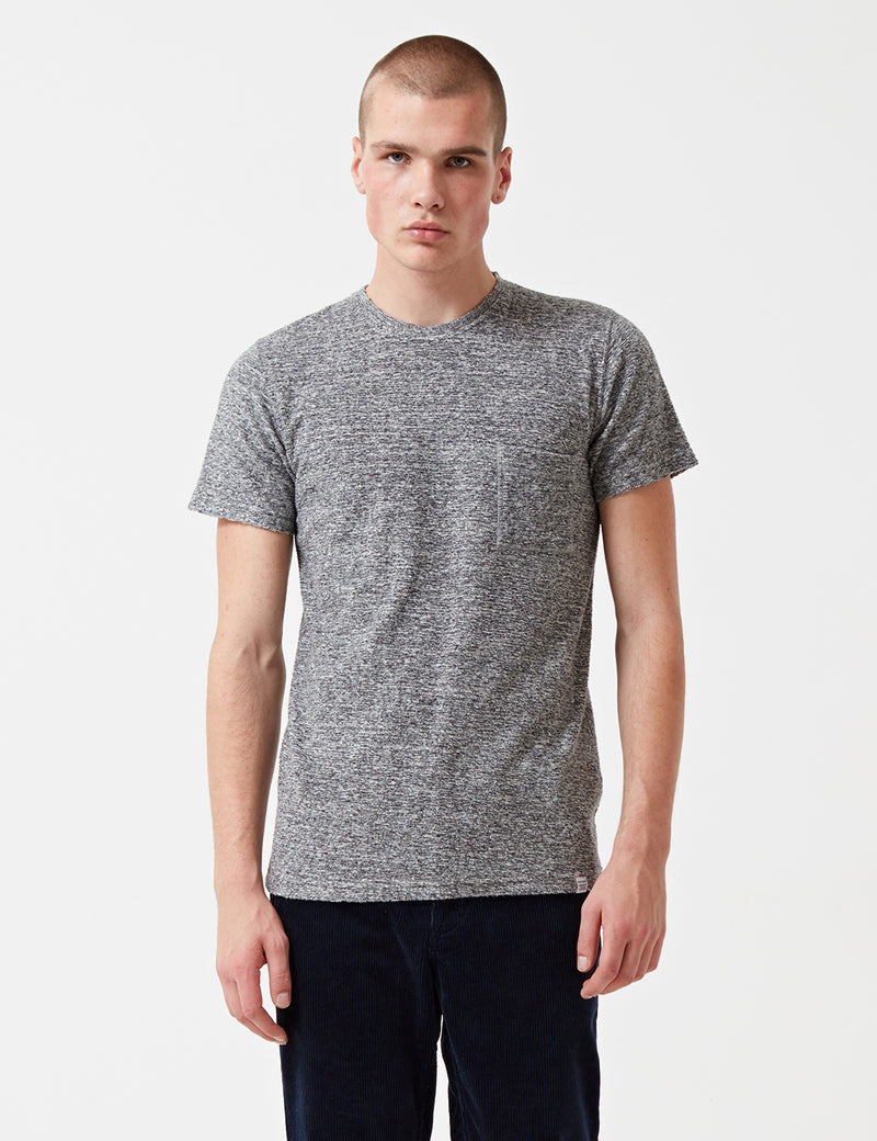 Norse Projects Niels Japanese Pocket T-Shirt - Mouse Grey