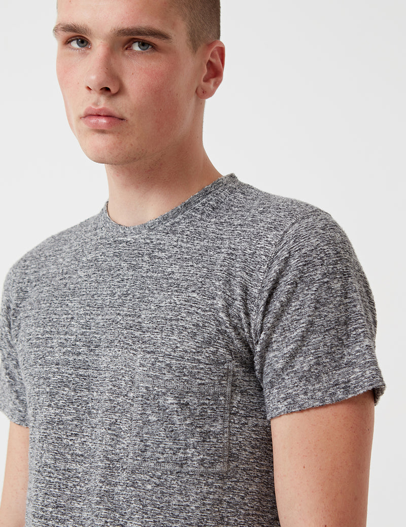 Norse Projects Niels Japanese Pocket T-Shirt - Mouse Grey