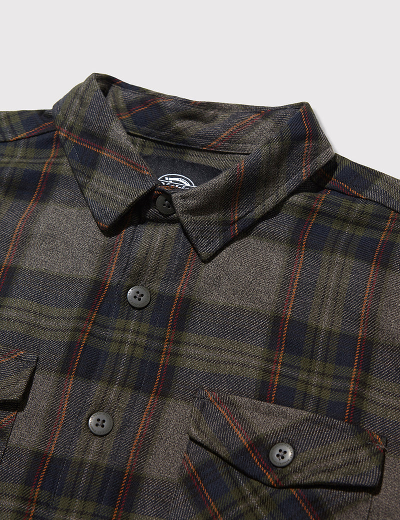 Dickies Wallace Checked Shirt - Dark Navy