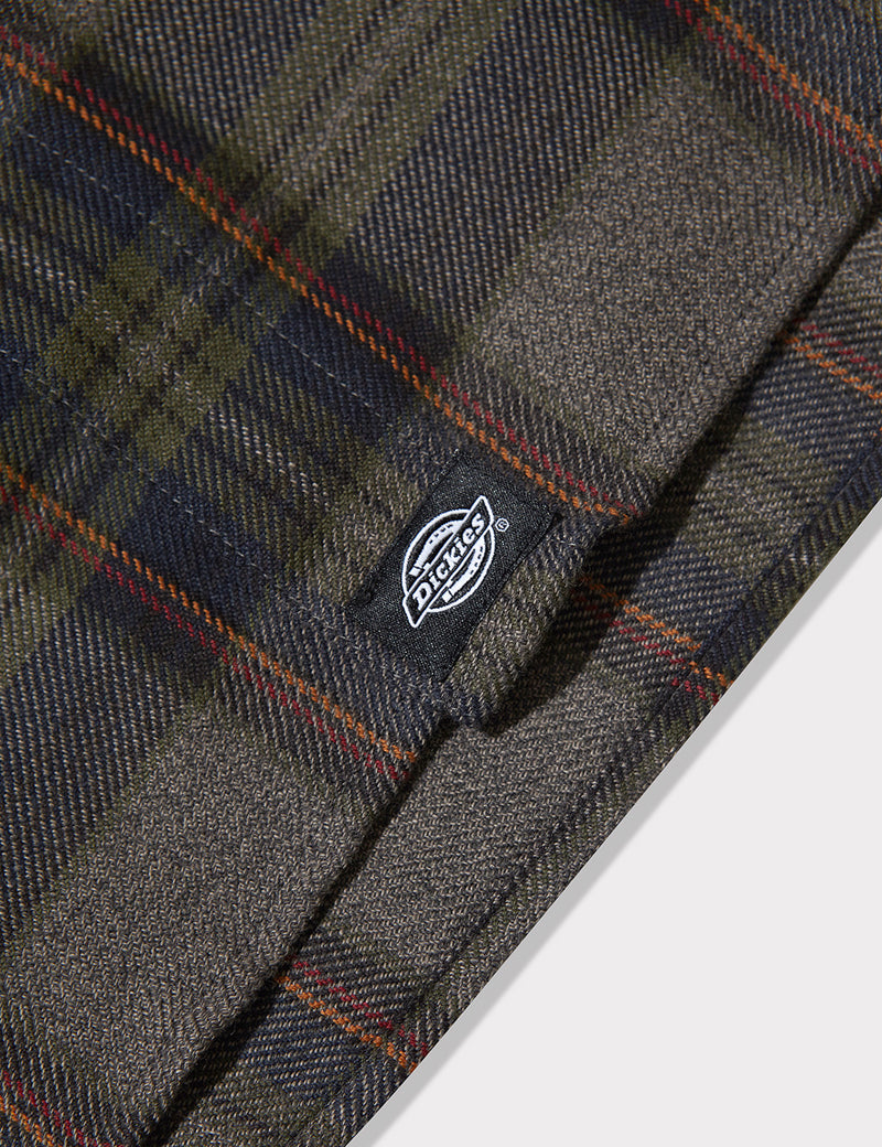 Dickies Wallace Checked Shirt - Dark Navy