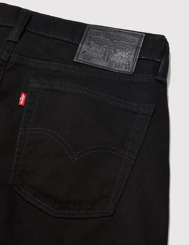 Levis 510 Jeans (Skinny) - Black Moonshine