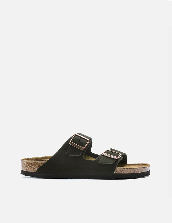 Birkenstock Arizona Sandales En Cuir Suédé (Régulier) - Moka