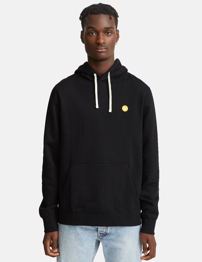Sweat à capuche Wood Wood Ian - Noir