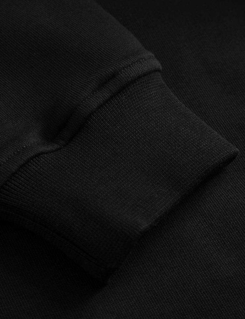 Wood Woodタイスウェットシャツ-ブラック