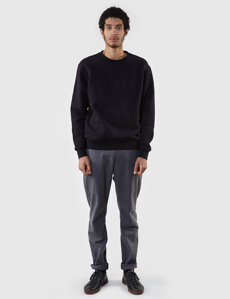 Wood Wood Houston Crewneck Sweat - Black