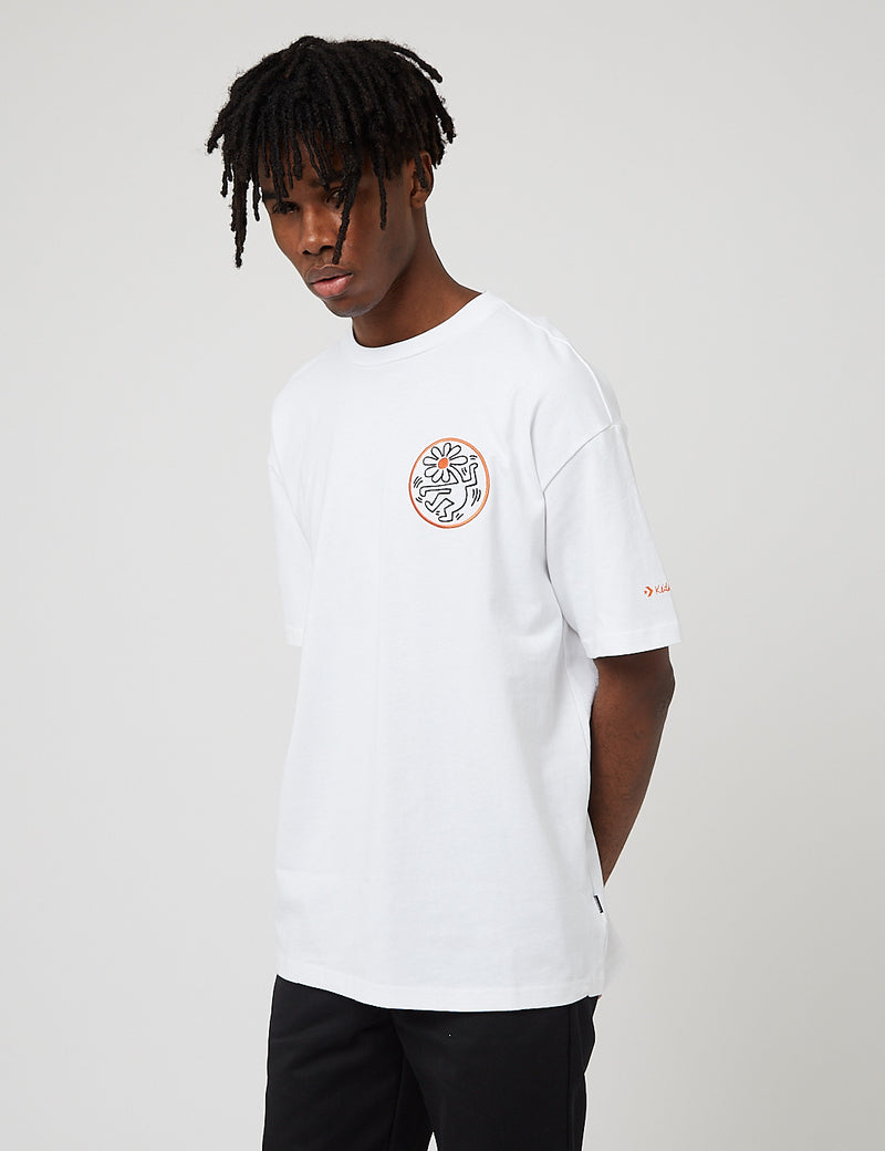 T-Shirt Graphique Converse Haring Elevated - Blanc