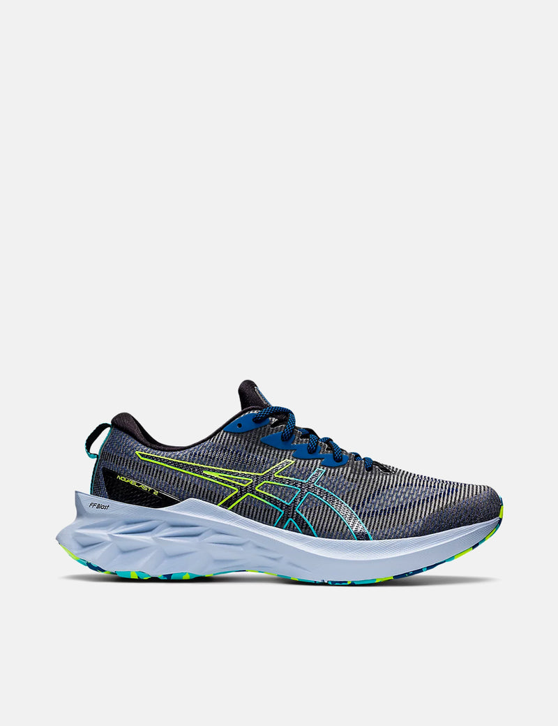 Baskets ASICS Novablast 2 LE - Noir/Vert Dangereux