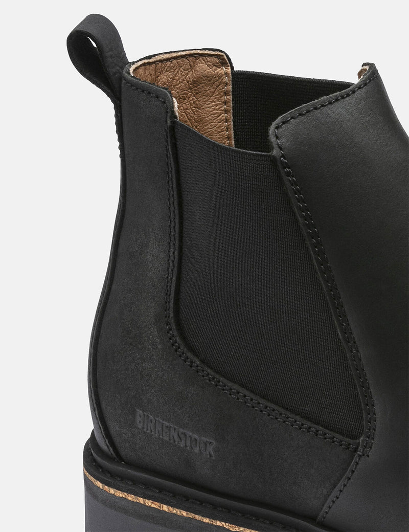 Birkenstock Stalon Boot (Regular, Nubuck Leather) - Noir