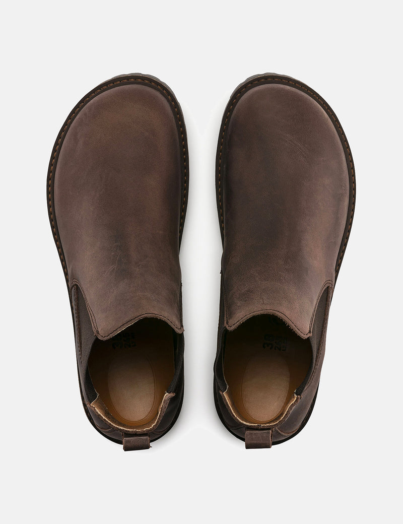 Birkenstock Stalon Boot (Regular, Nubuck Leather) - Moka
