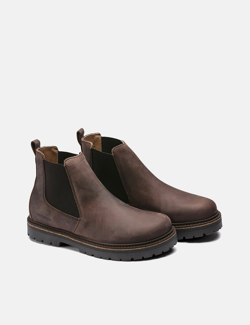 Birkenstock Stalon Boot (Regular, Nubuck Leather) - Moka