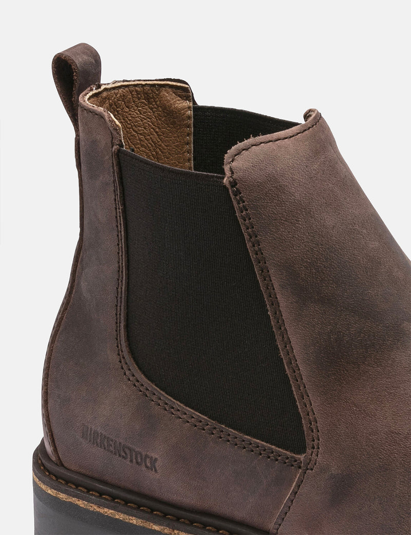 Birkenstock Stalon Boot (Normal, Nubukleder) - Mokka
