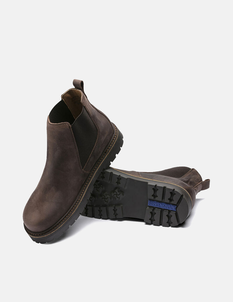 여성용 Birkenstock Stalon Boot (Narrow, Nubuck Leather) - 모카 브라운