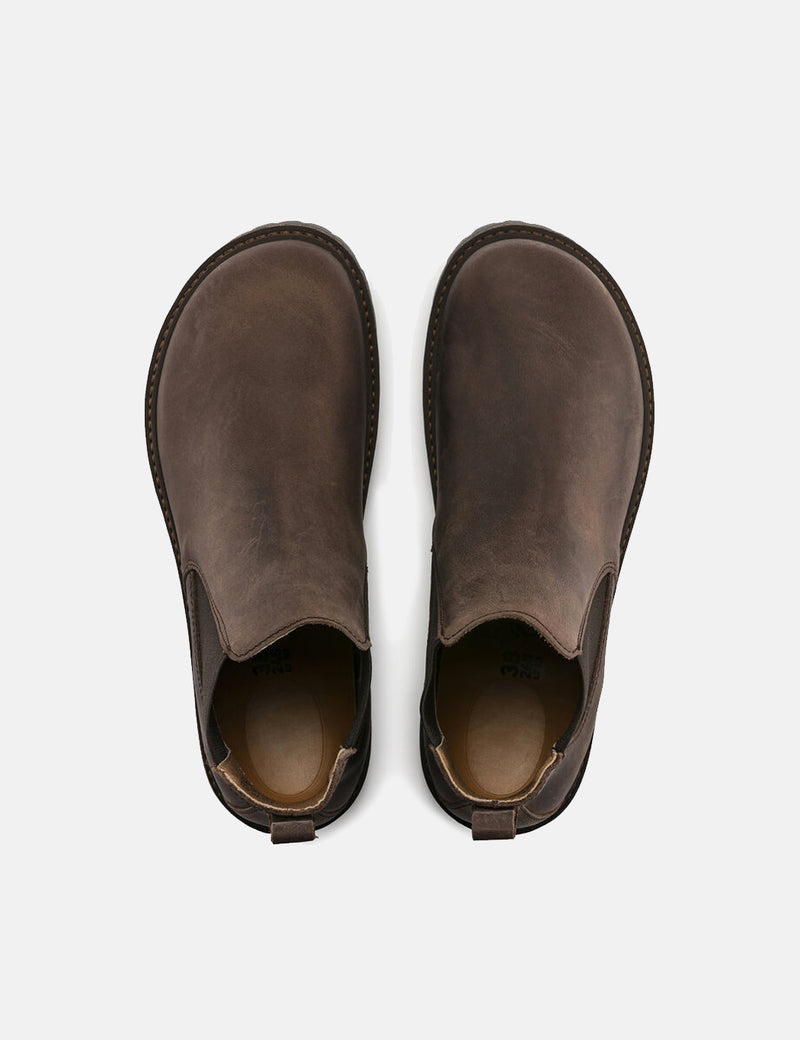 여성용 Birkenstock Stalon Boot (Narrow, Nubuck Leather) - 모카 브라운