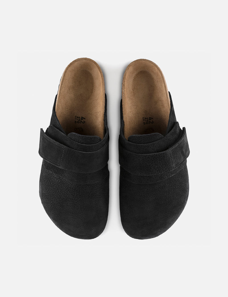 Birkenstock Nagoya Slipper (Nubuck) - Desert Buck Black