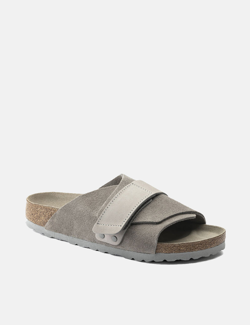 Birkenstock京都（ヌバック）-ストーンコイングレー