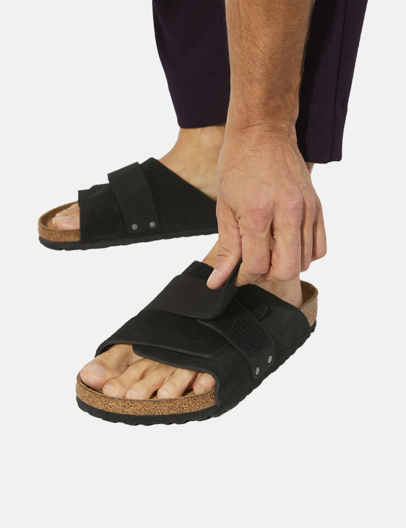 Birkenstock Kyoto (Suède Nubuck Souple) - Noir