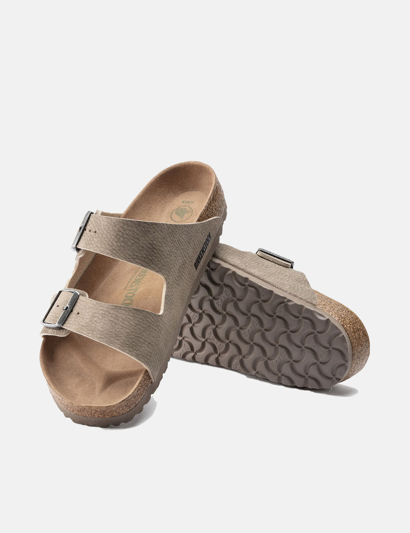 Birkenstock Arizona (Vegan) - Gris Poussière du Désert Taupe