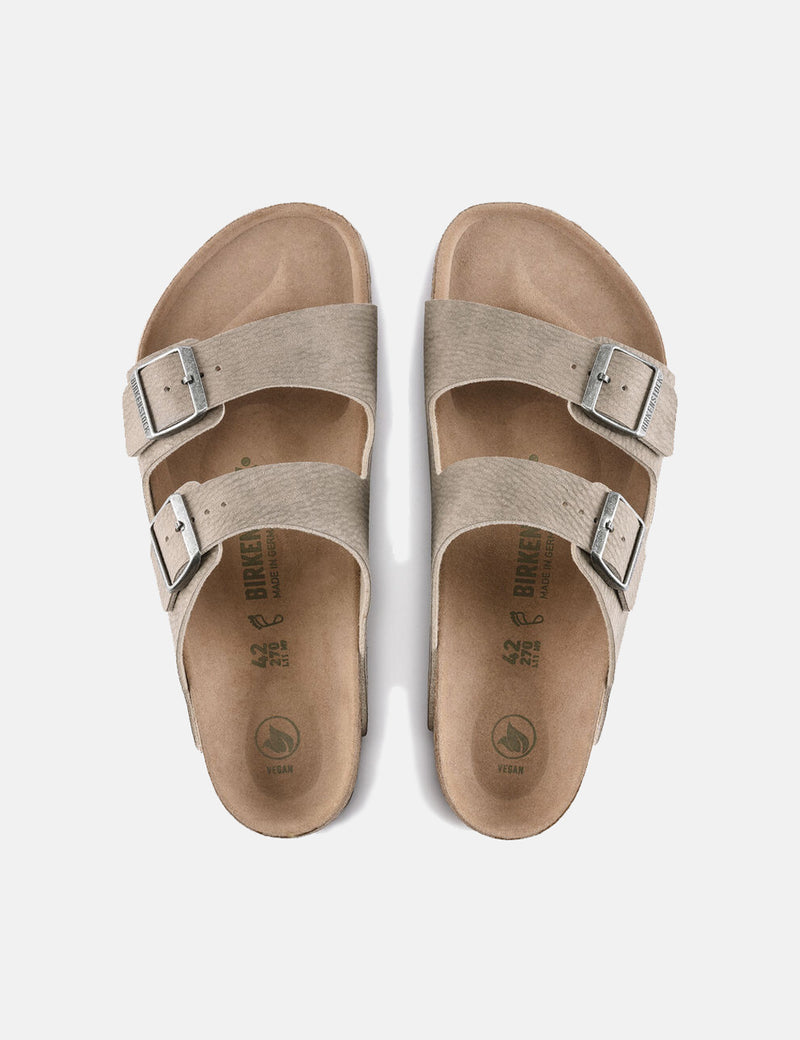 Birkenstock Arizona (Vegan) - Gris Poussière du Désert Taupe