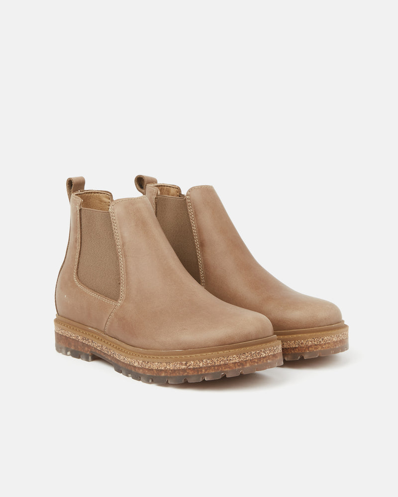 Birkenstock Stalon Boots（Waxy Leather Nubuck）-サンドキャッスル