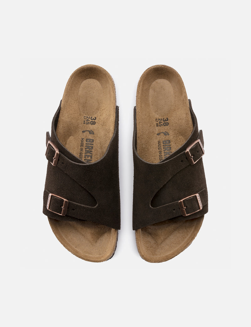 Birkenstock Zürich Sandal (Suede) - Mocha Brown