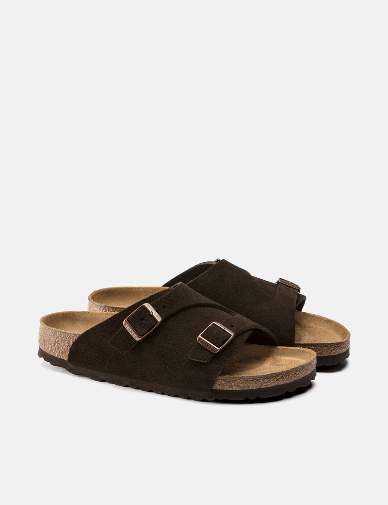 Birkenstock Zürich Sandal (Suede) - Mocha Brown