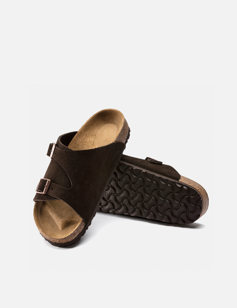 Birkenstock Zürich Sandal (Suede) - Mocha Brown