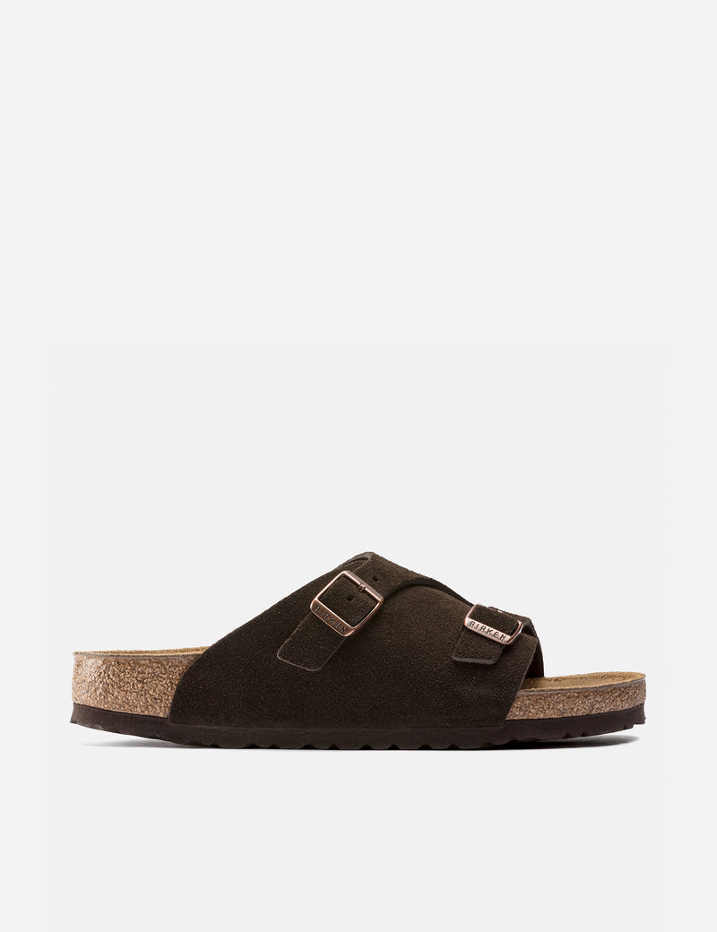 Birkenstock Zürich Sandal (Suede) - Mocha Brown