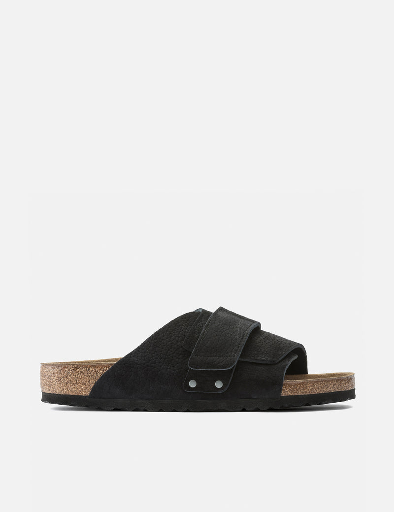 Birkenstock Kyoto Padded Sandal (Leather) - Black