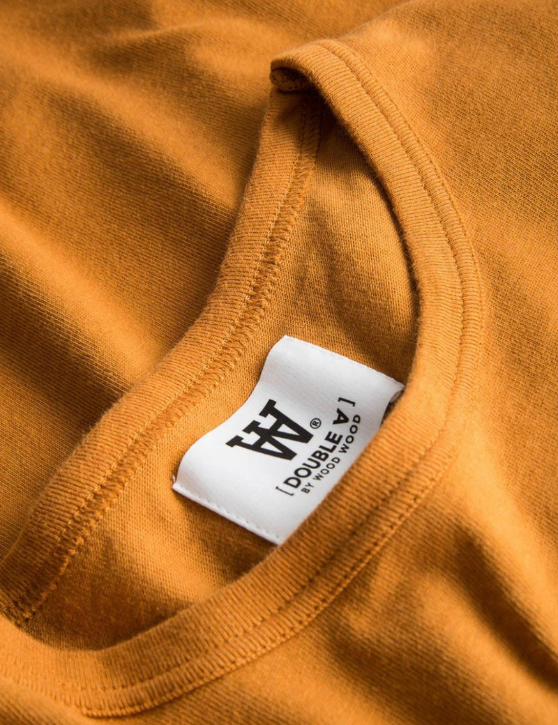 Wood Wood Mel Long Sleeve T-Shirt - Dark Orange