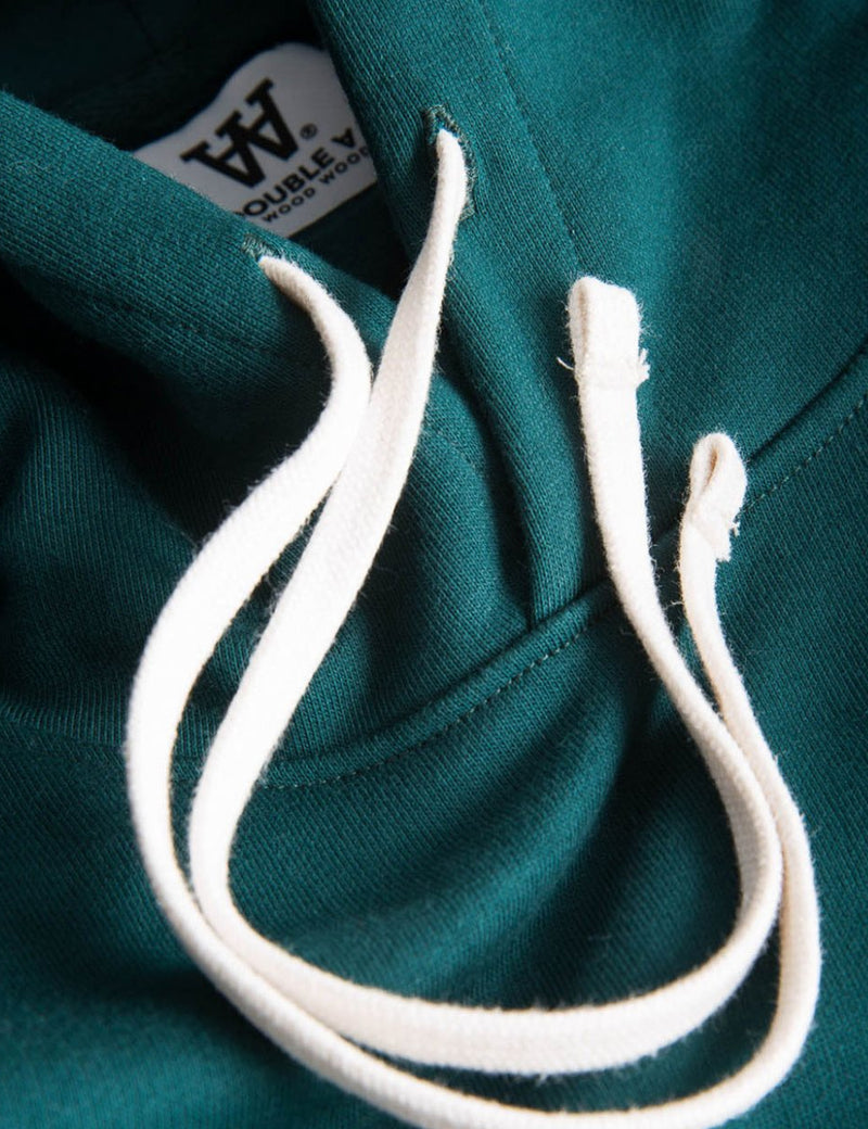 Wood Wood Ian Hoodie - Pine Green