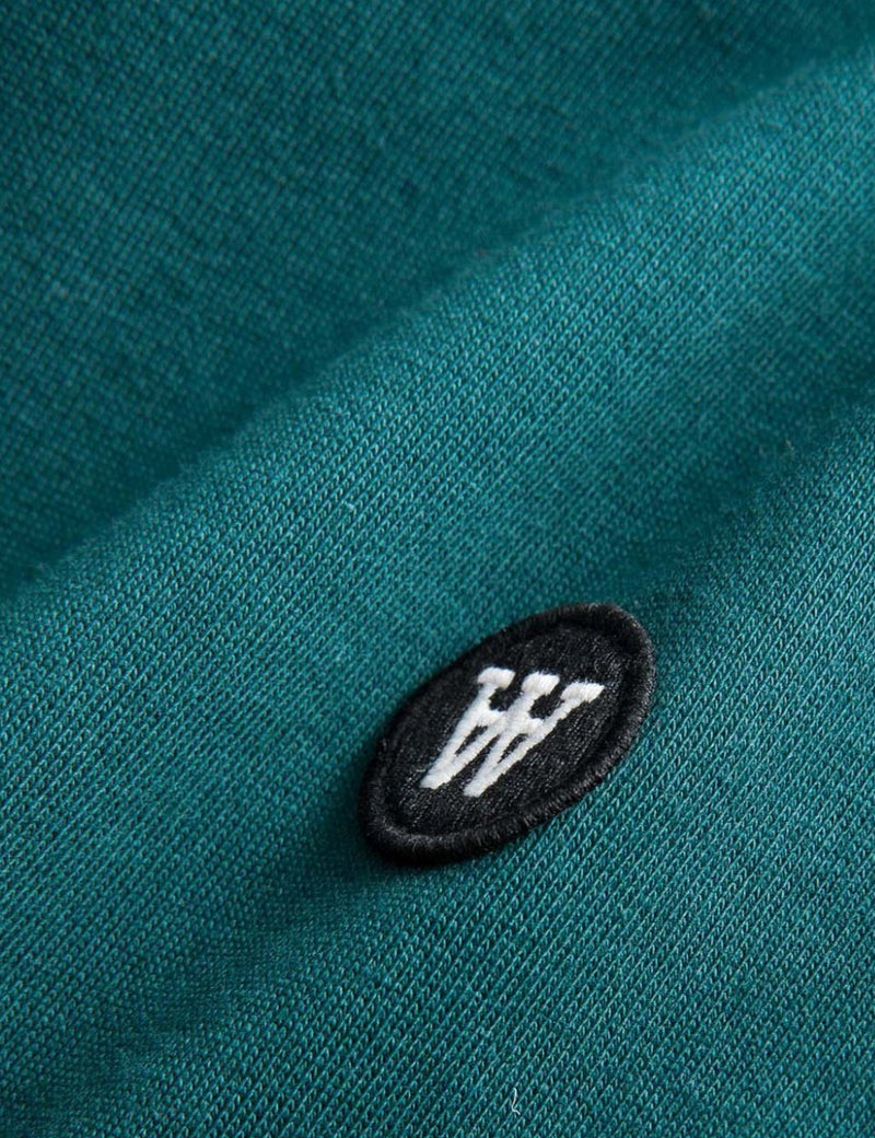 Wood Wood Ian Hoodie - Pine Green