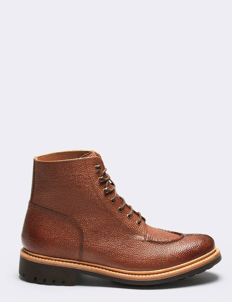 Grenson Grover Boot - Brown Grain