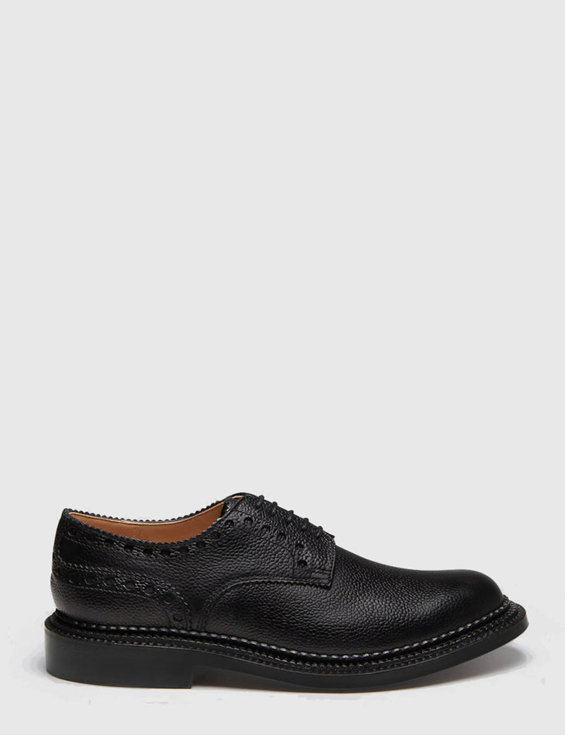Grenson x Neighborhood William Grain Brogue - Black