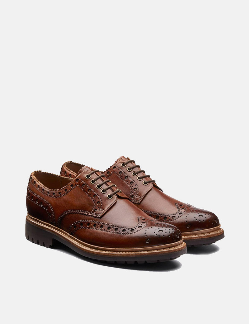 Chaussures Brogue Grenson Archie - Tan