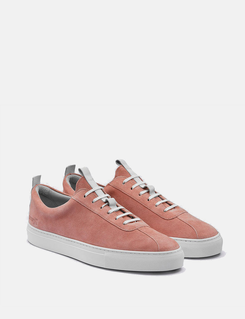 Grenson Sneakers 1 (Suede) - Seashell Pink