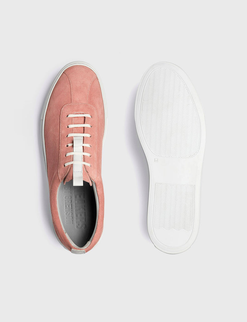Grenson Sneakers 1 (Suede) - Seashell Pink