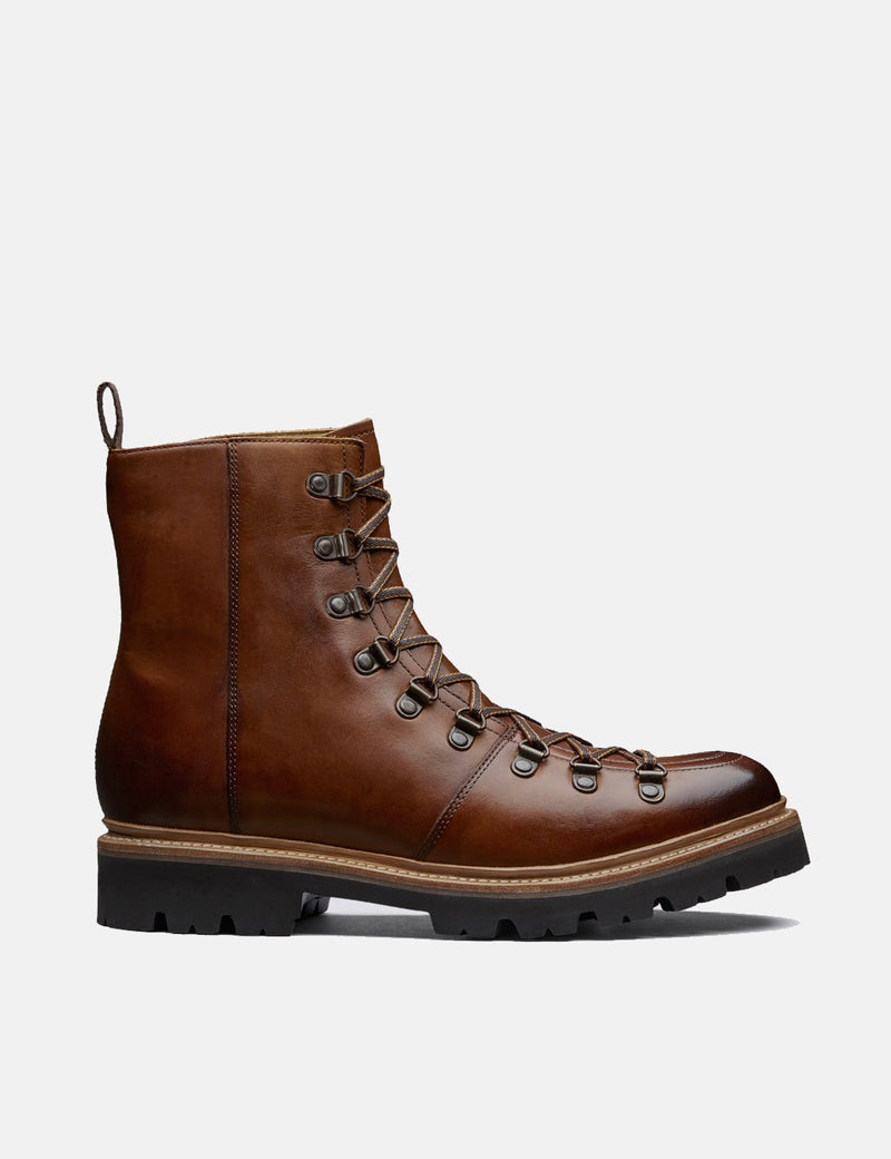 Grenson Brady Hand Painted Ski Boot - Tan