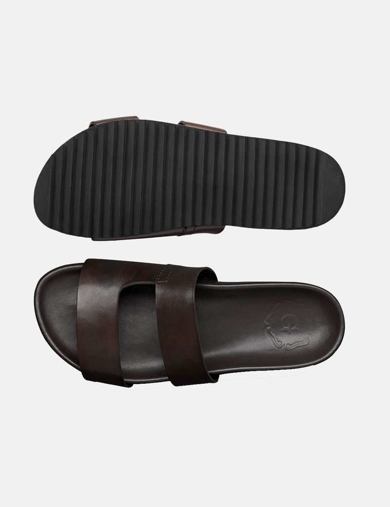 Grenson Chadwick Sandal (Hand Painted) - Brown | URBAN EXCESS.