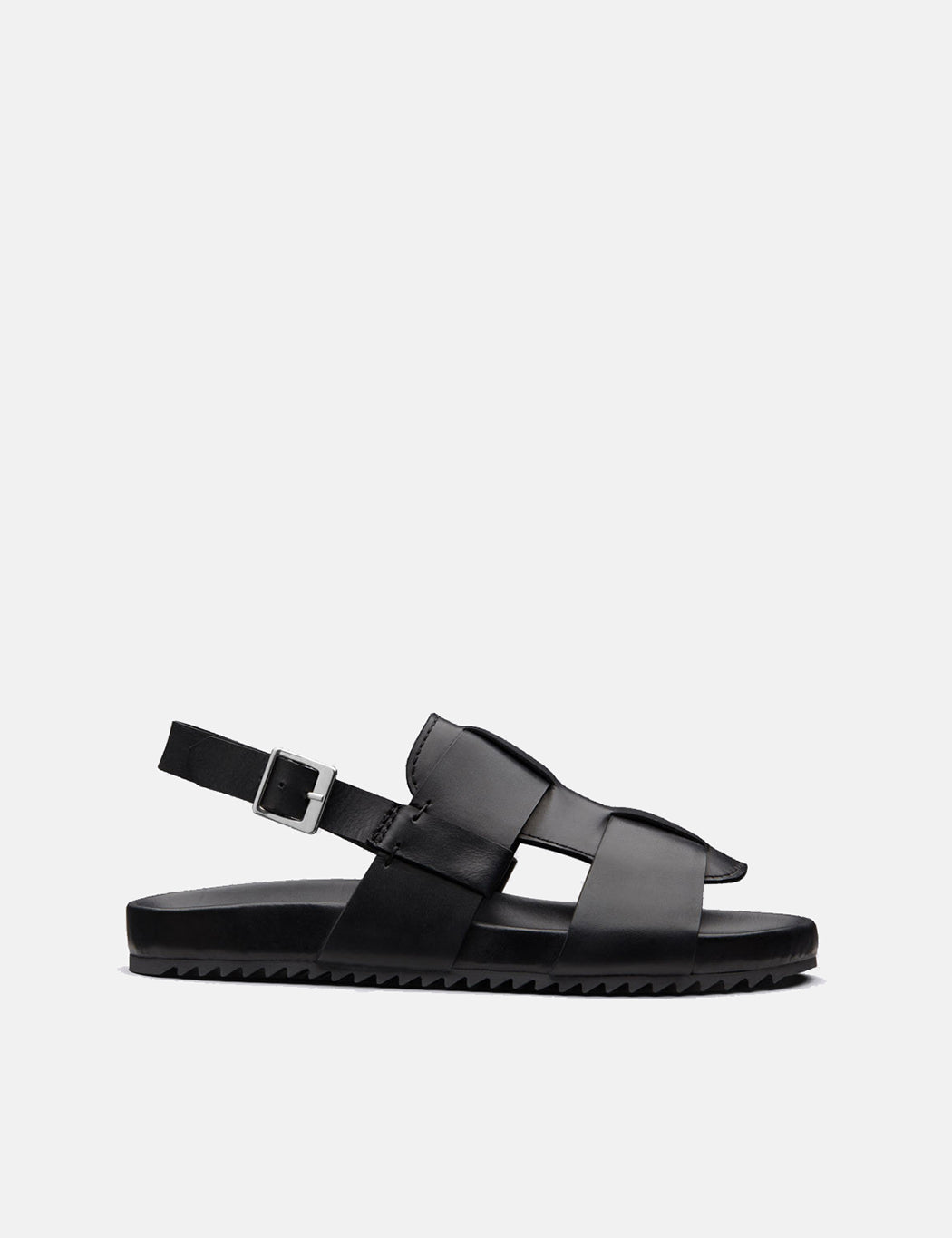 Grenson Wiley Sandal (Leather) - Black | URBAN EXCESS.