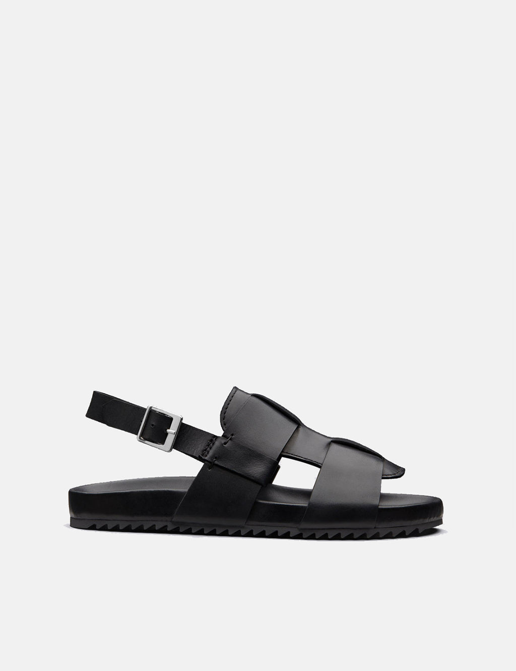 Grenson Wiley Sandal (Leather) - Black | URBAN EXCESS.