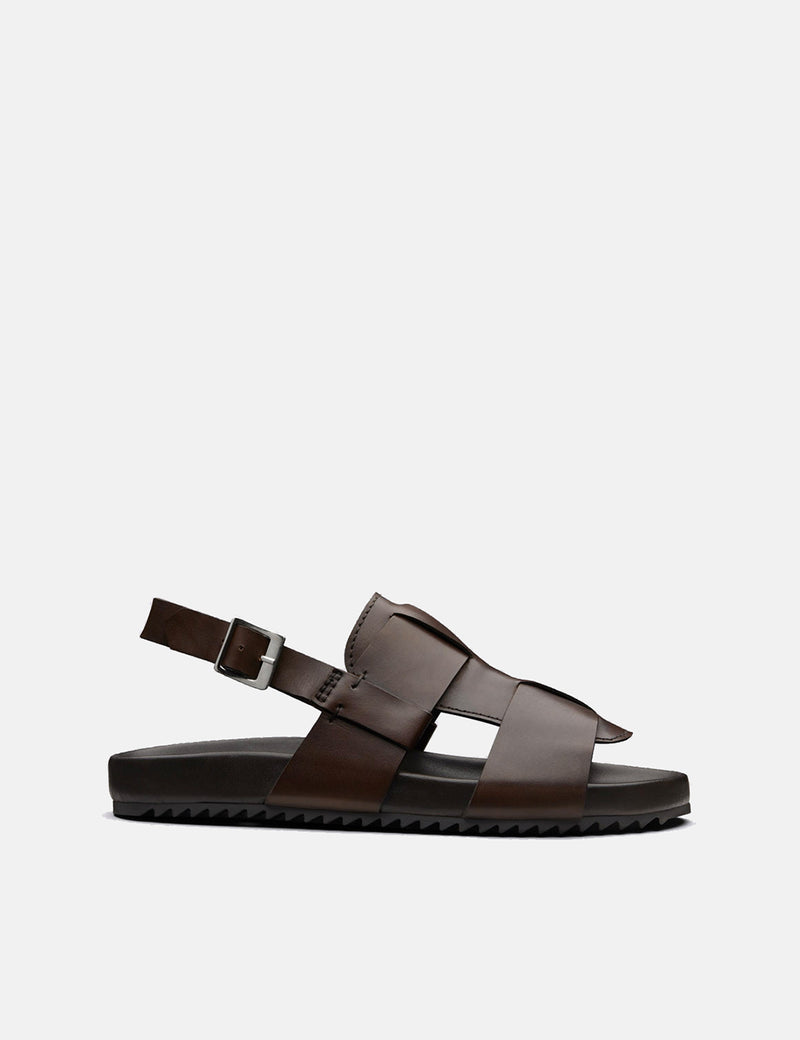 Grenson Wiley Sandal (Hand Painted) - Brown