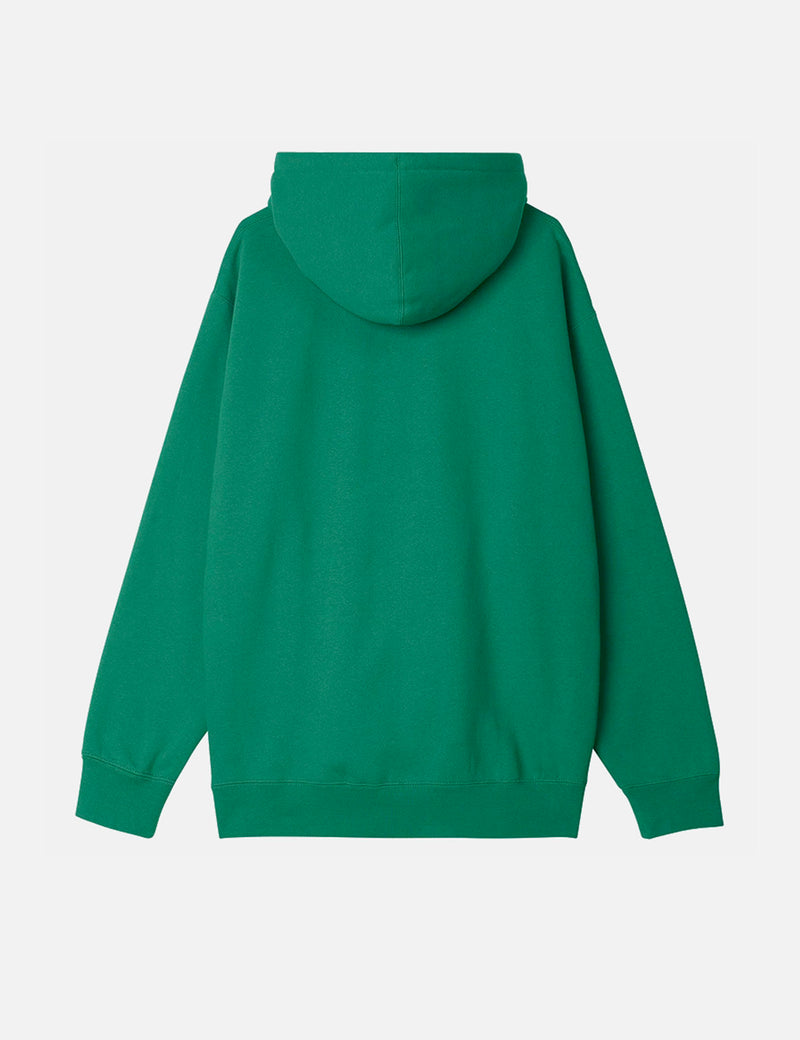 OBEY Lowercase Hooded Sweatshirt - Palm Leaf Green